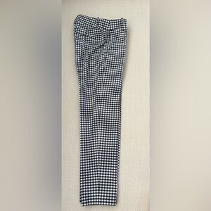 J. Crew Cameron Women’s Navy and White  Check Pants